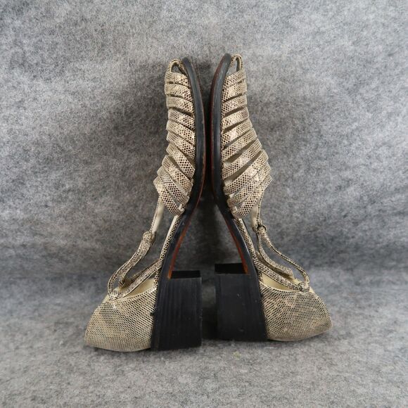 Stuart Weitzman Shoes Women 6 Sandal Dress Fashion Closed Toe Block Heel Slip On - Picture 9 of 13